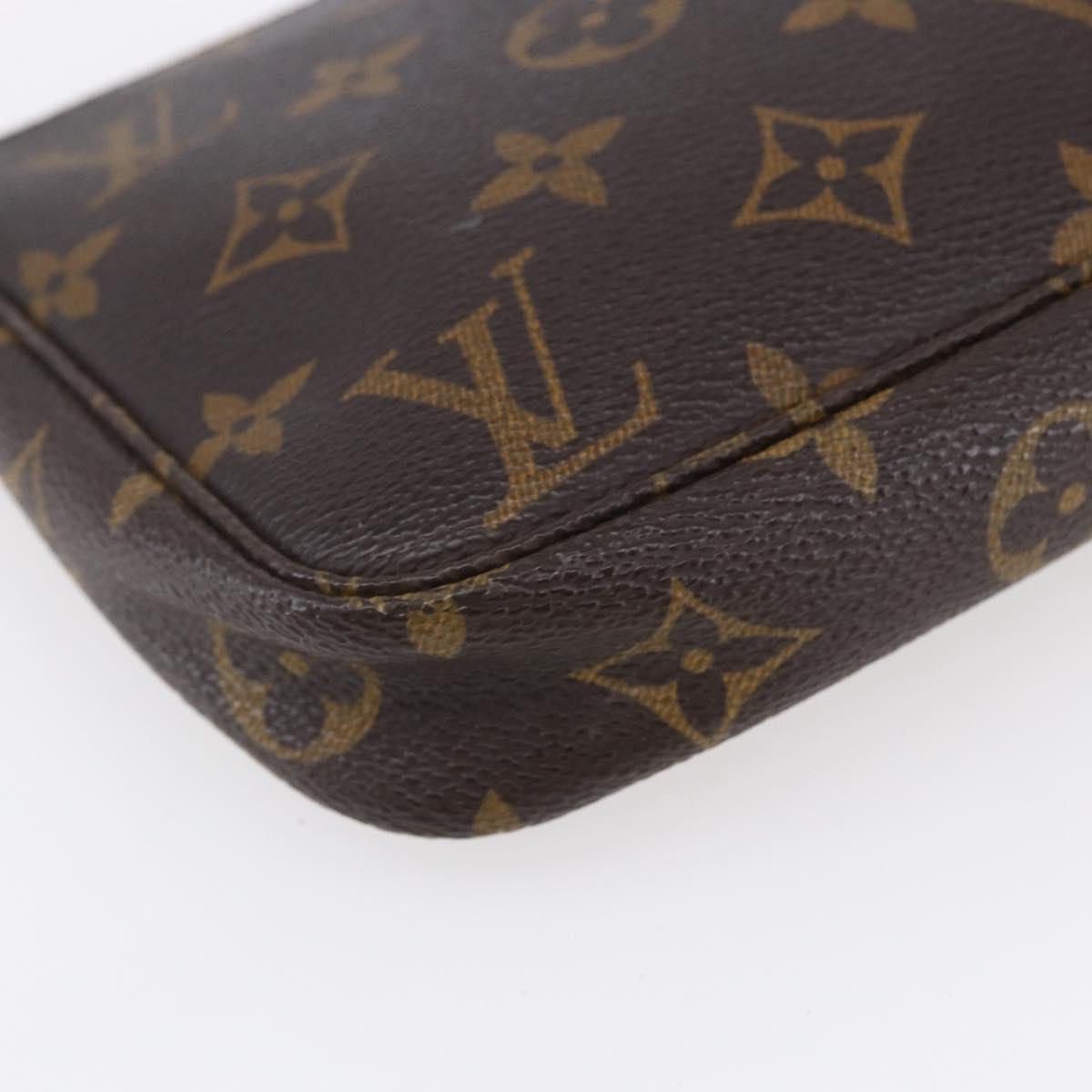 LOUIS VUITTON Monogram Pochette Accessoires Pouch M51980 LV Auth 152981