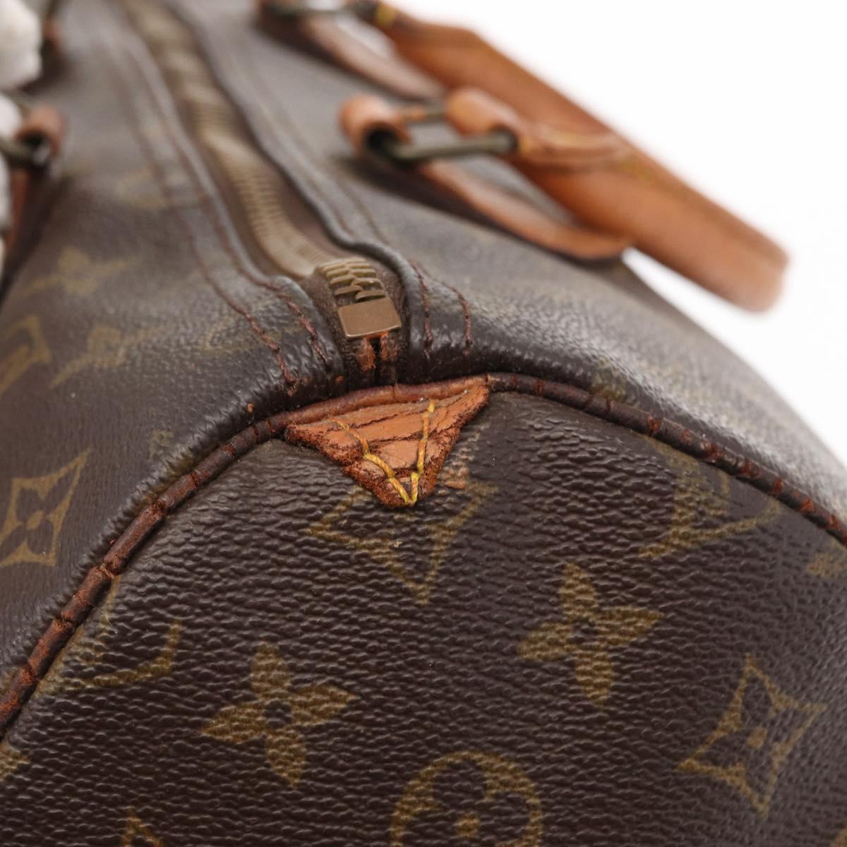 LOUIS VUITTON Monogram Speedy 35 Hand Bag M41524 LV Auth 152983