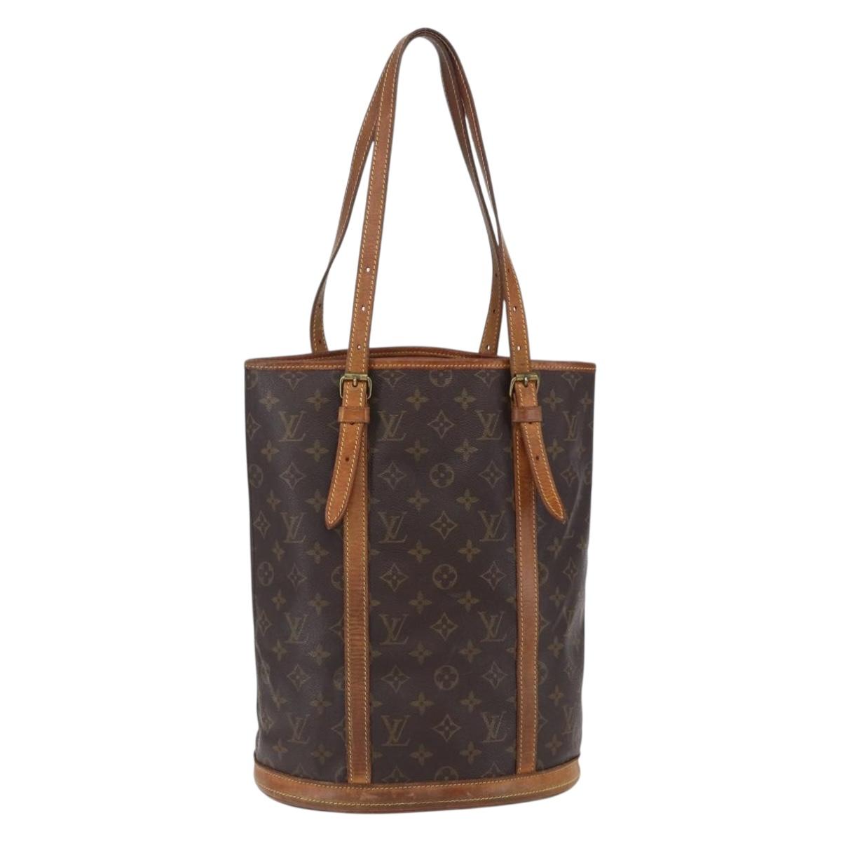 LOUIS VUITTON Monogram Bucket GM Shoulder Bag Vintage M42236 LV Auth 152984