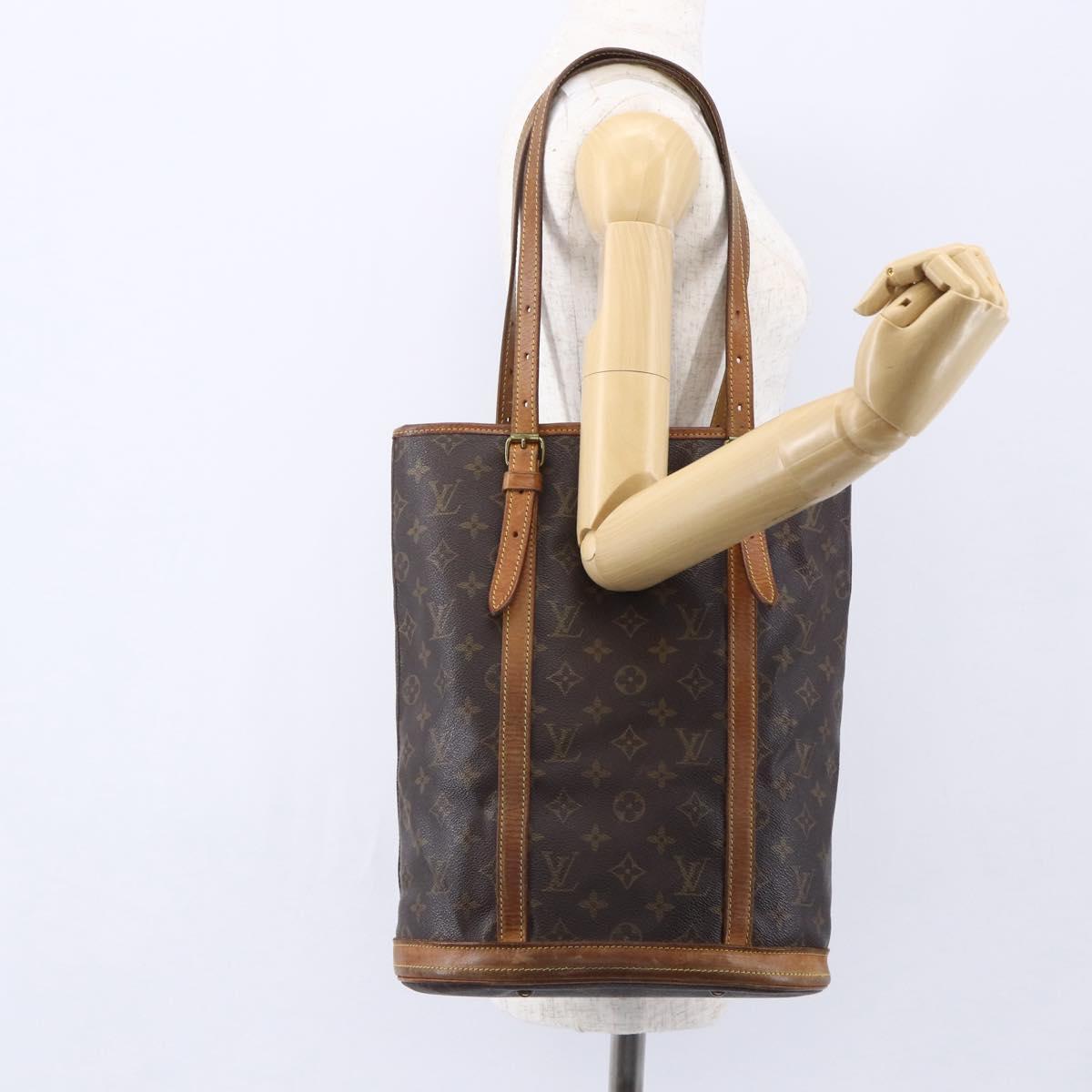 LOUIS VUITTON Monogram Bucket GM Shoulder Bag Vintage M42236 LV Auth 152984