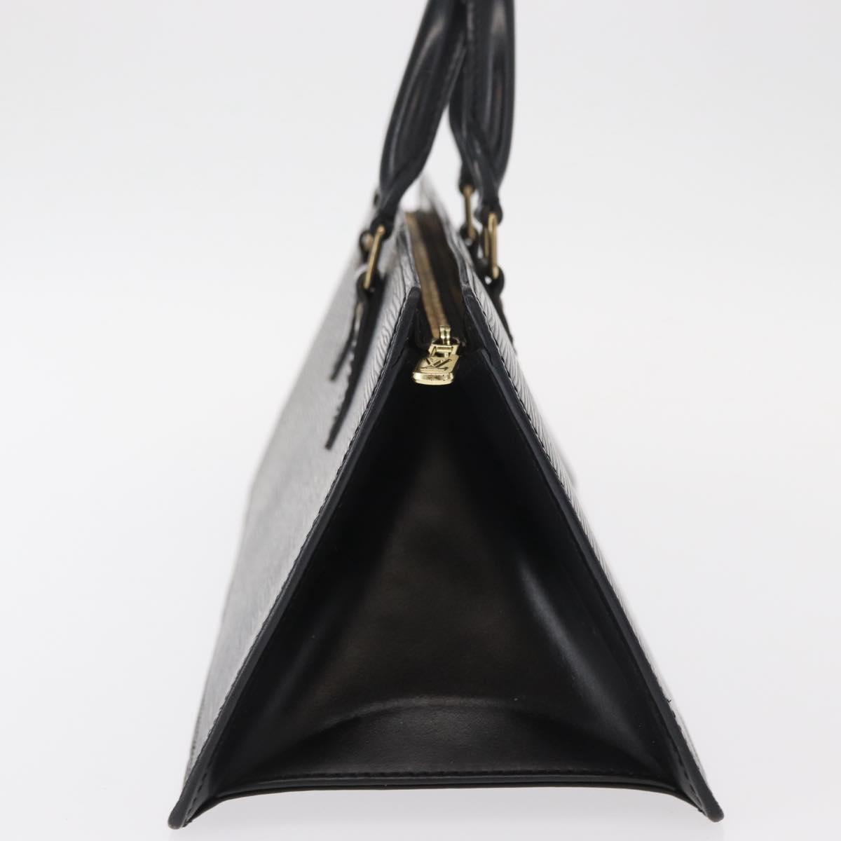 LOUIS VUITTON Epi Sac tri-angle Hand Bag Black M52092 LV Auth 152985