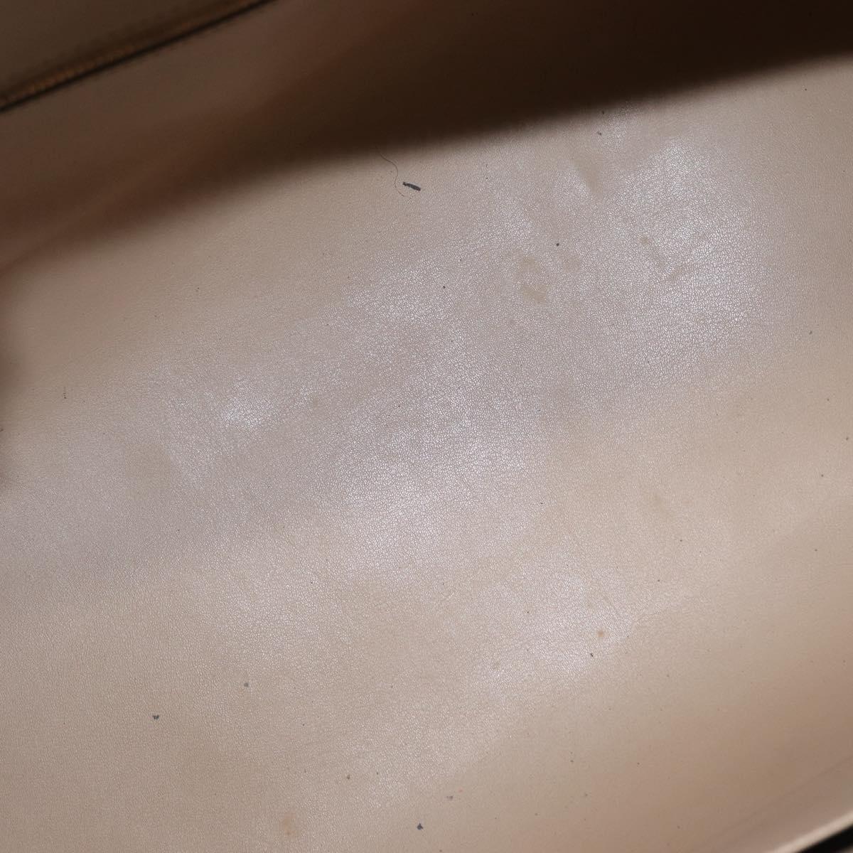 LOUIS VUITTON Monogram Vernis Mercer Boston Bag Beige M91000 LV Auth 152986