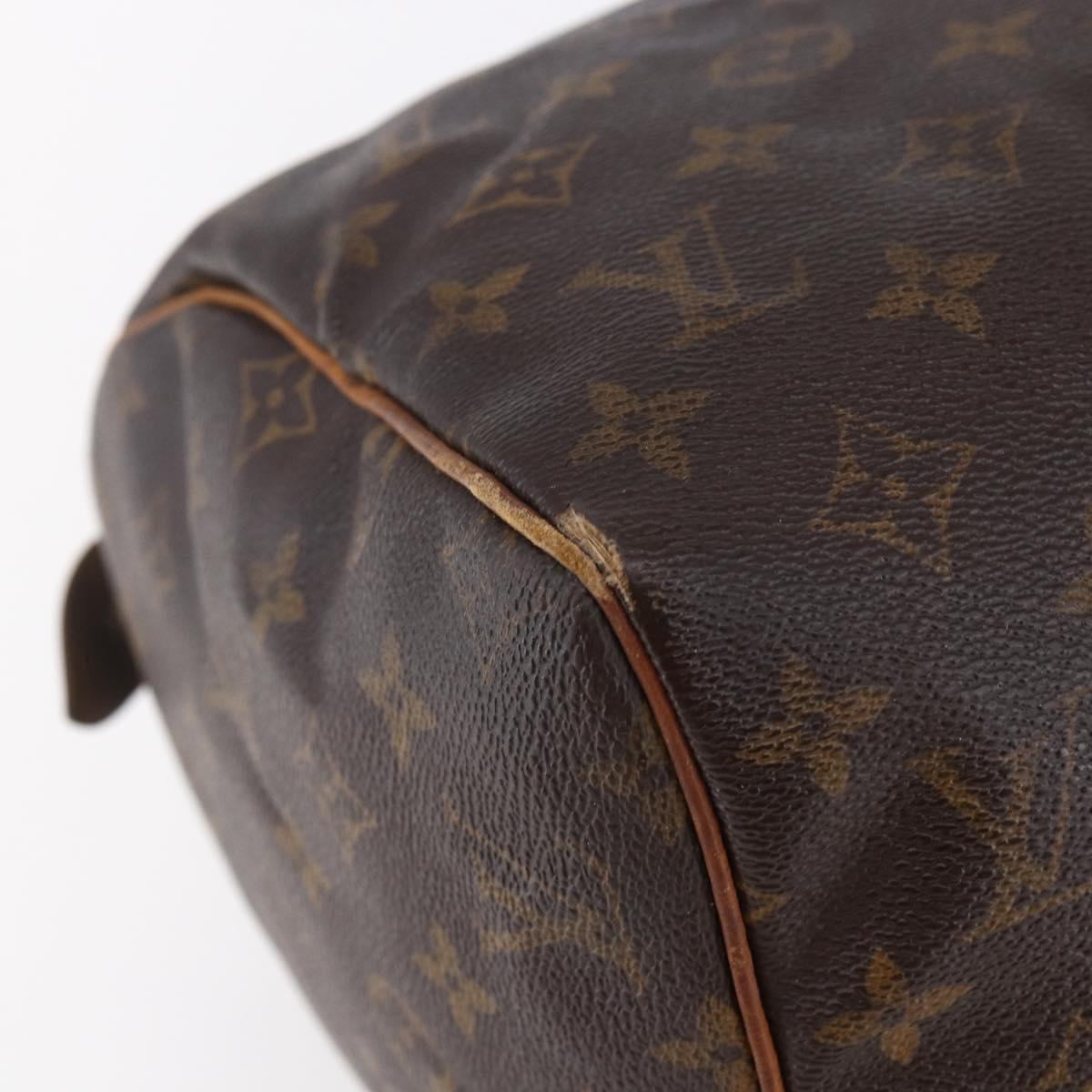 LOUIS VUITTON Monogram Speedy 30 Hand Bag M41526 LV Auth 152988