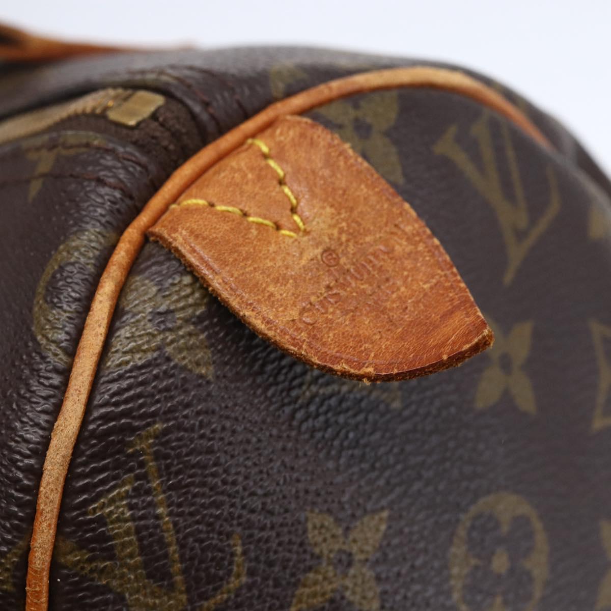 LOUIS VUITTON Monogram Speedy 30 Hand Bag M41526 LV Auth 152989