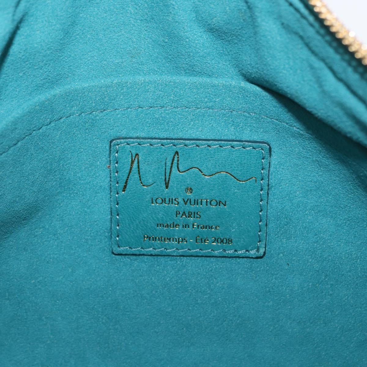 LOUIS VUITTON Monogram Bonbon Richard Prince Pochette Green M95748 Auth 152996V