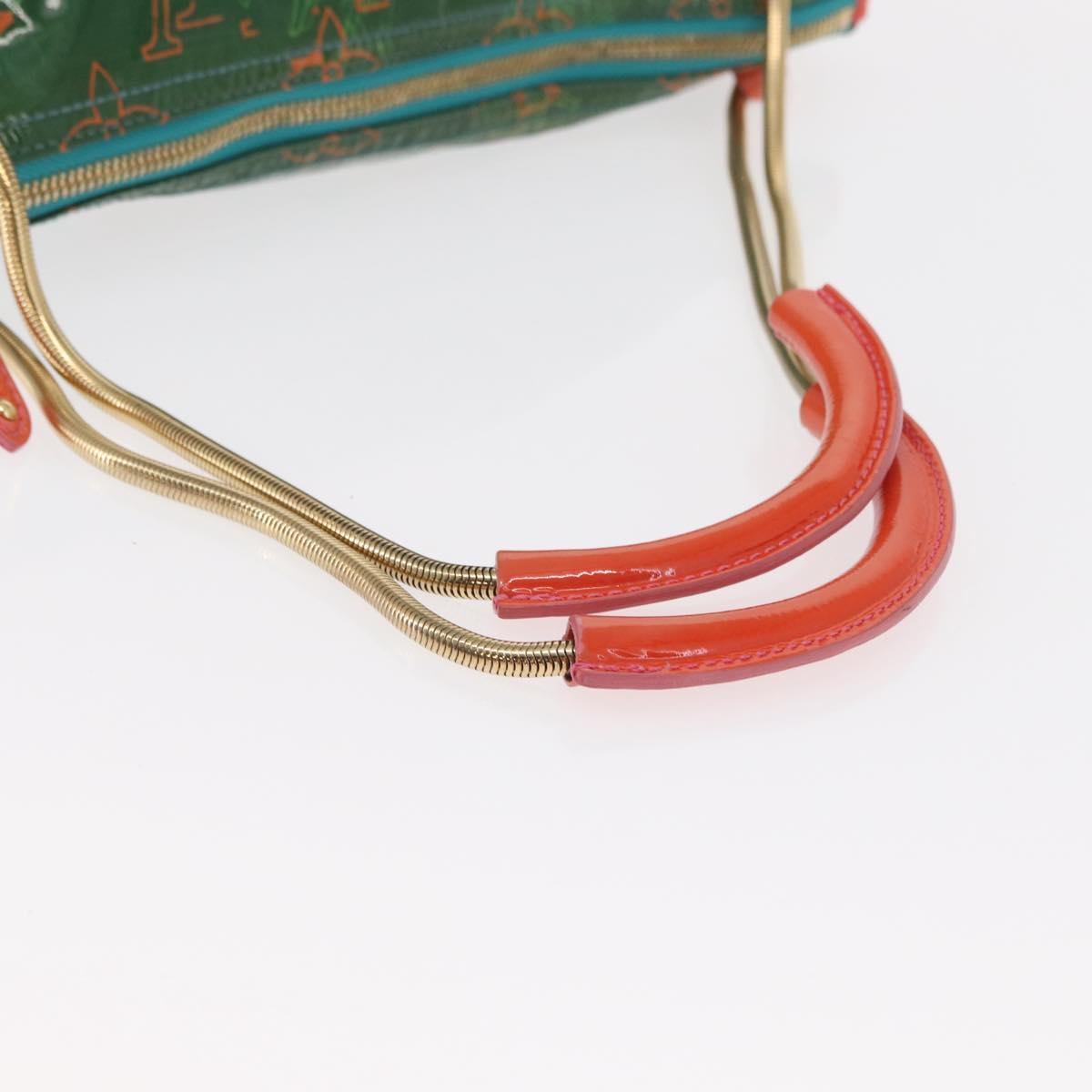 LOUIS VUITTON Monogram Bonbon Richard Prince Pochette Green M95748 Auth 152996V