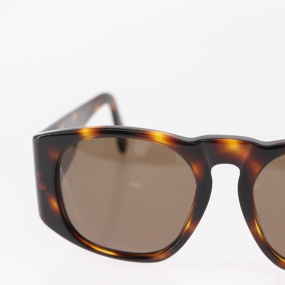 CHANEL Sunglasses Plastic Brown CC Auth 153000