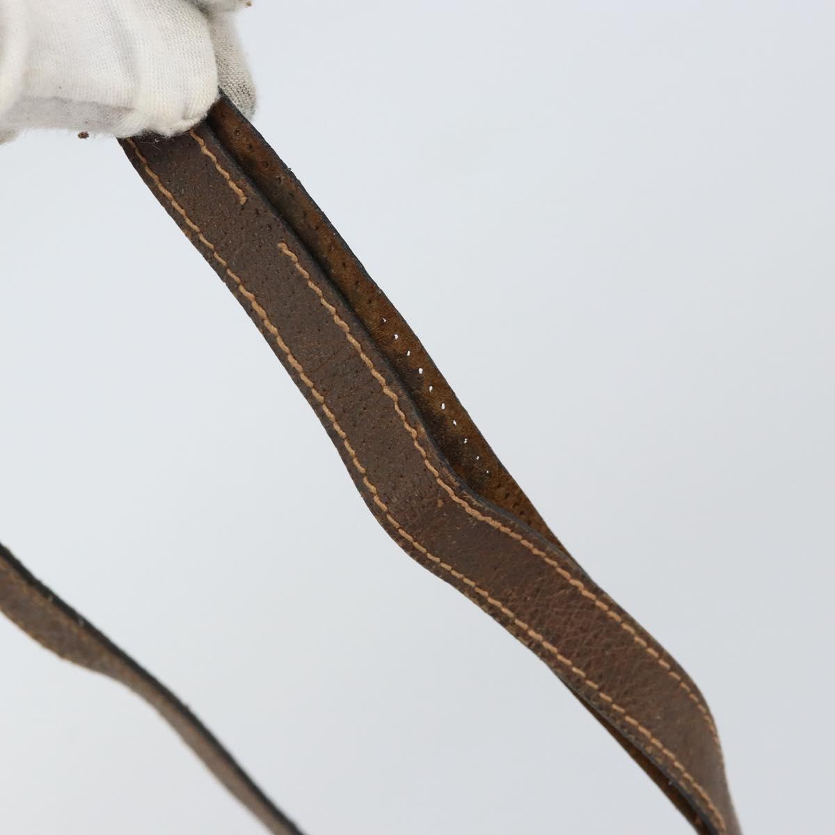 GUCCI GG Supreme Web Sherry Line Shoulder Bag PVC Beige Gold 010 378 Auth 153004