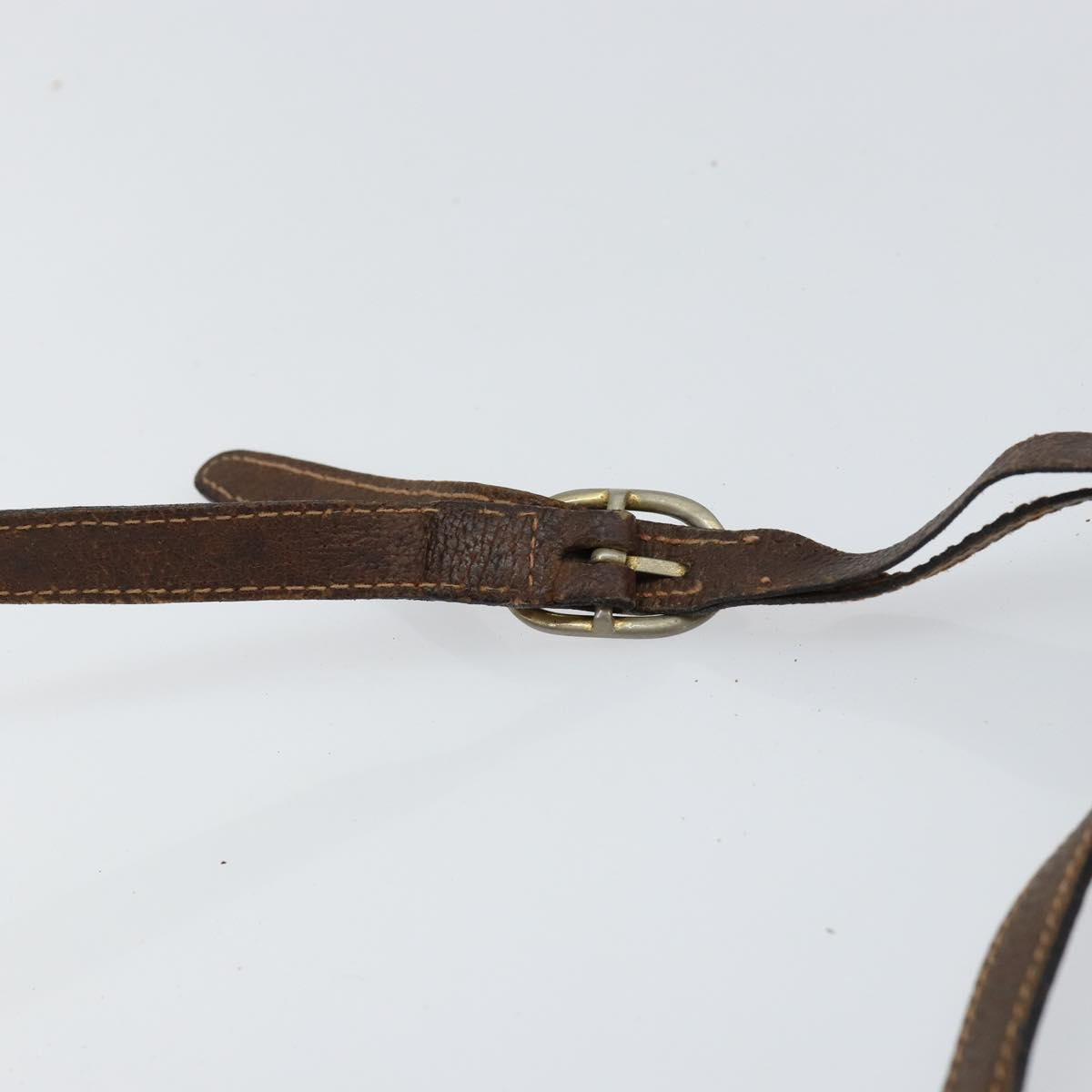 GUCCI GG Supreme Web Sherry Line Shoulder Bag PVC Beige Gold 010 378 Auth 153004