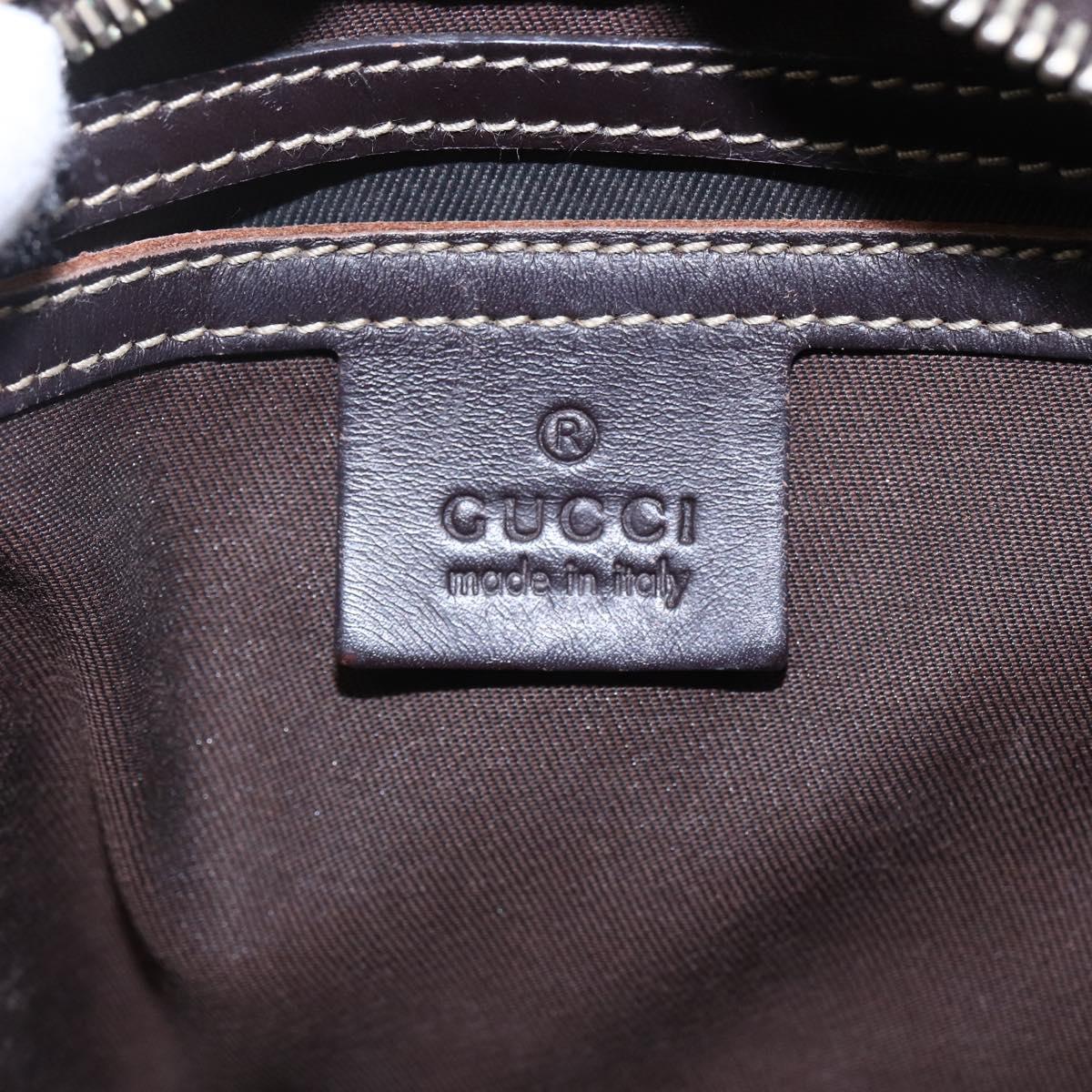 GUCCI GG Supreme Shoulder Bag PVC Beige Gold 233268 Auth 153011