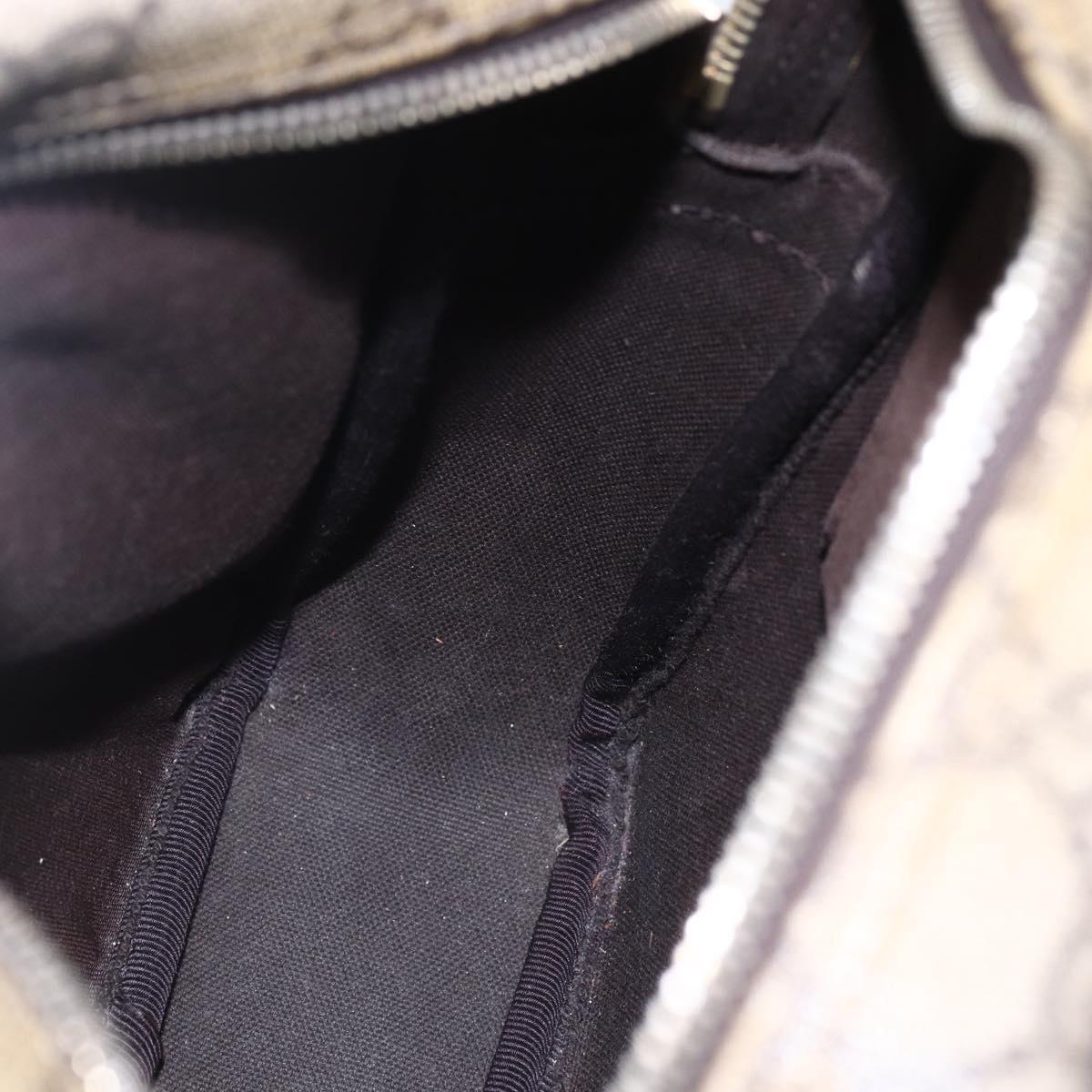 GUCCI GG Supreme Shoulder Bag PVC Beige Gold 233268 Auth 153011