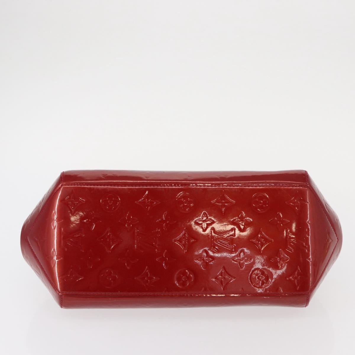 LOUIS VUITTON Monogram Vernis Sherwood PM Bag Pomme D'amour M91494 Auth 153021