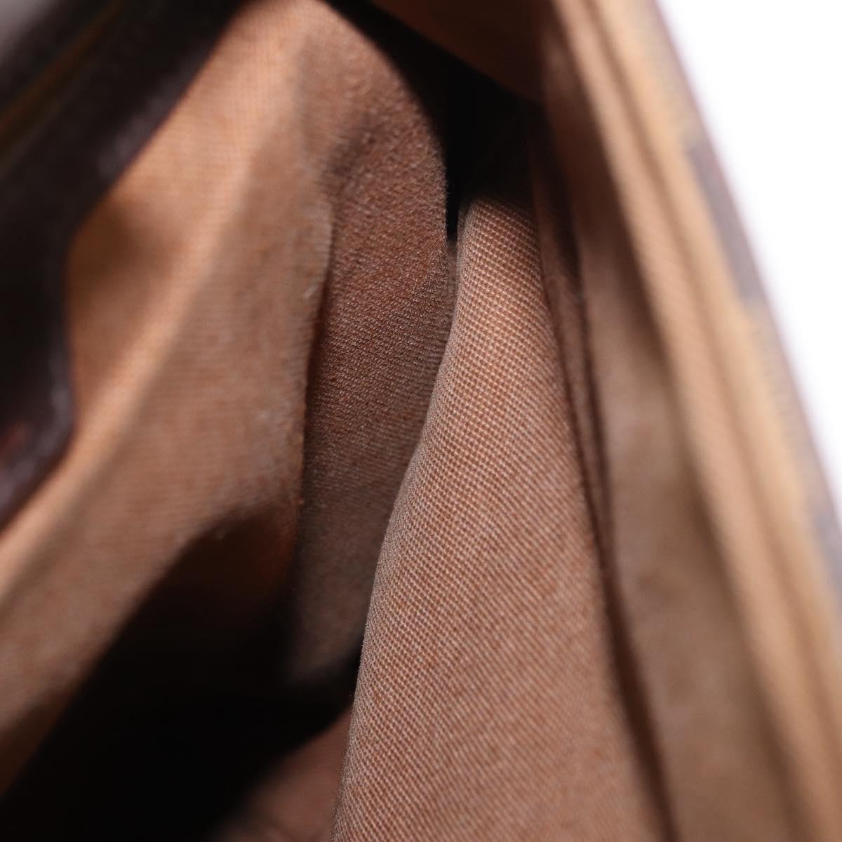 LOUIS VUITTON Damier Ebene Soho Backpack N51132 LV Auth 153022