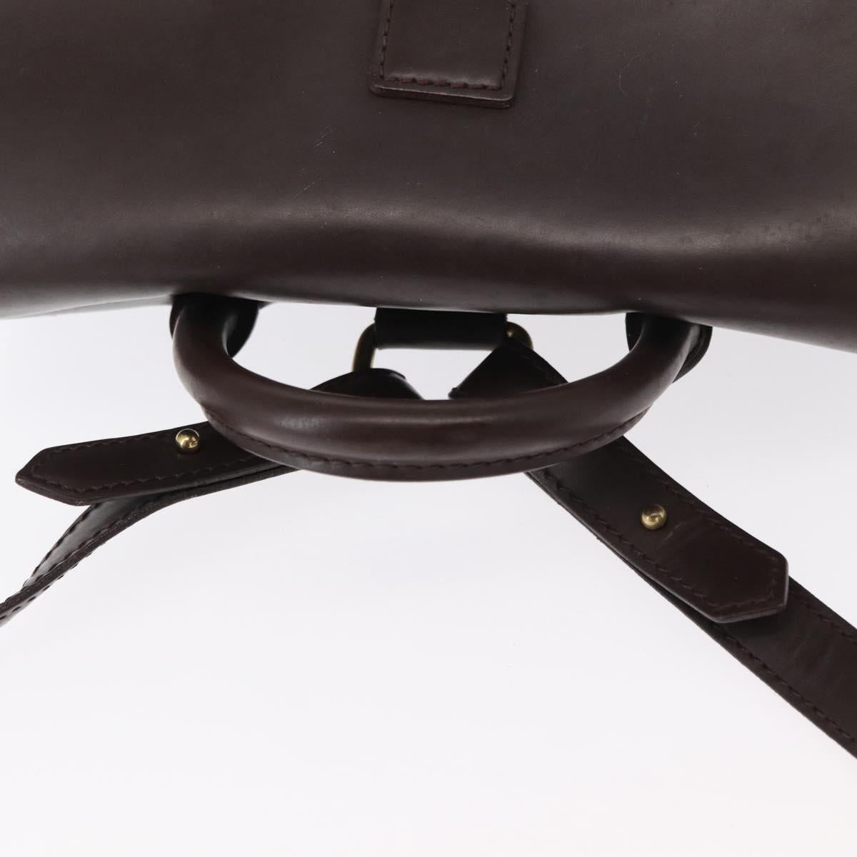 LOUIS VUITTON Damier Ebene Soho Backpack N51132 LV Auth 153022