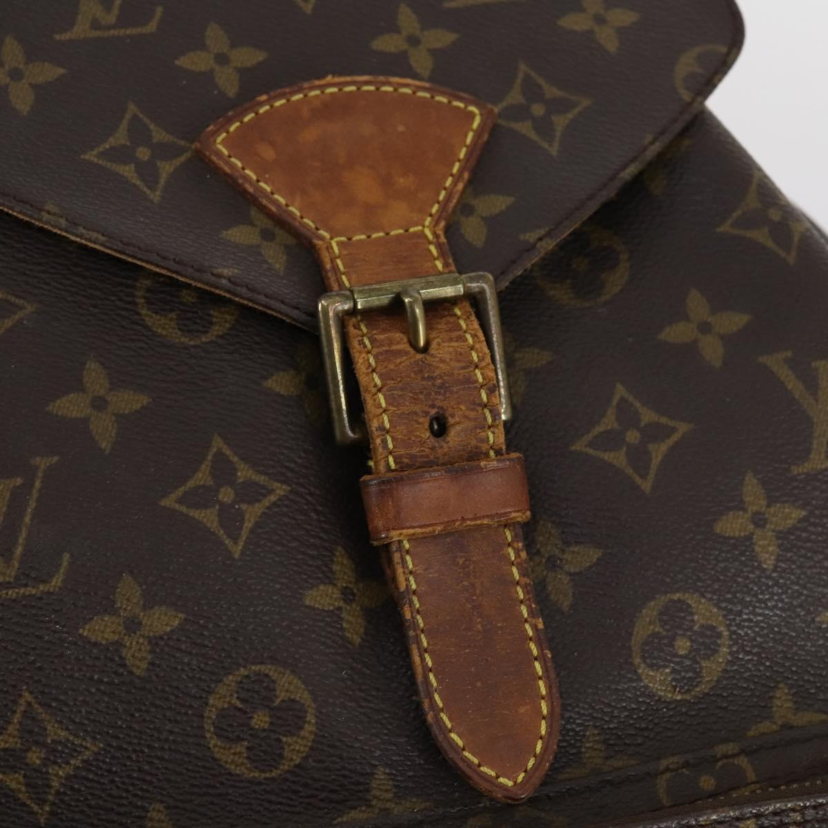 LOUIS VUITTON Monogram Montsouris GM Backpack M51135 LV Auth 153023