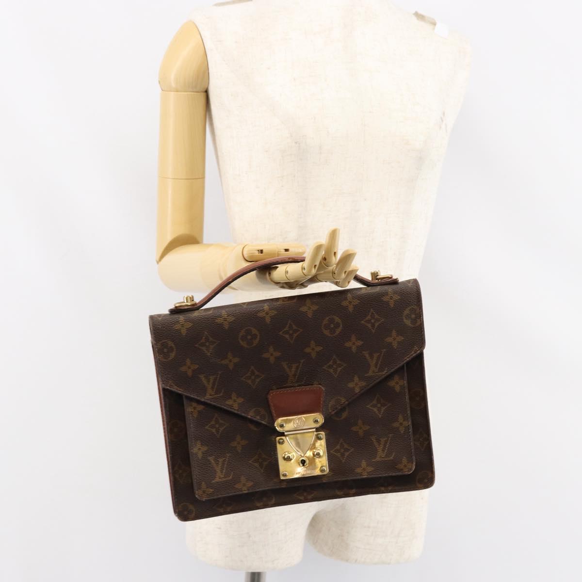 LOUIS VUITTON Monogram Monceau 26 Shoulder Bag M51187 LV Auth 153025