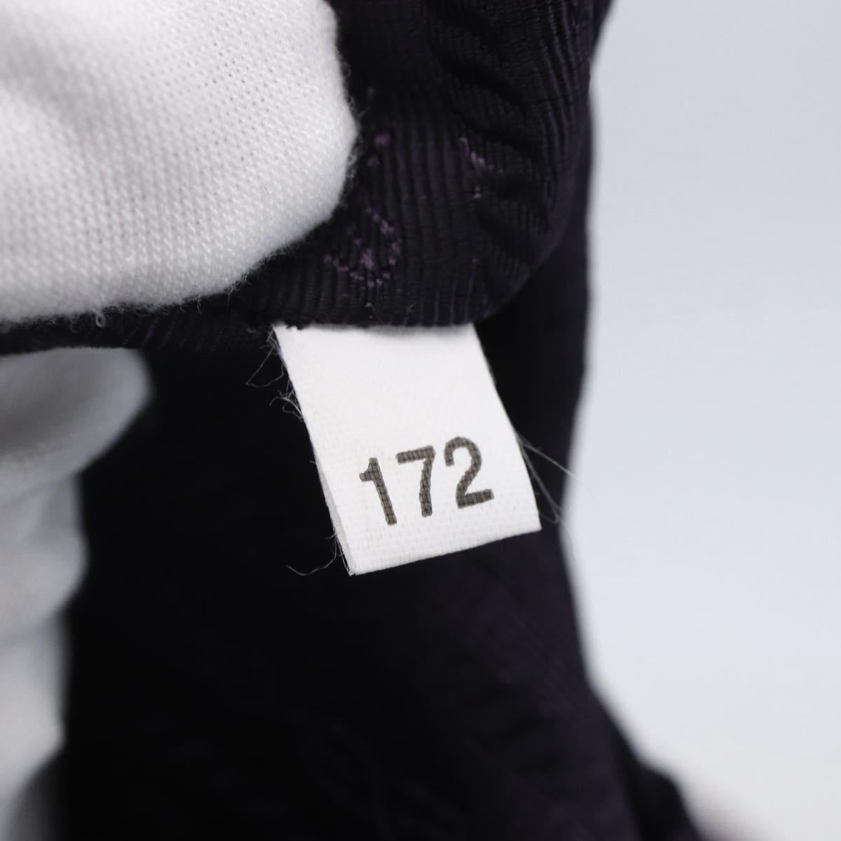 PRADA Tote Bag Nylon Purple Gold Auth 153031