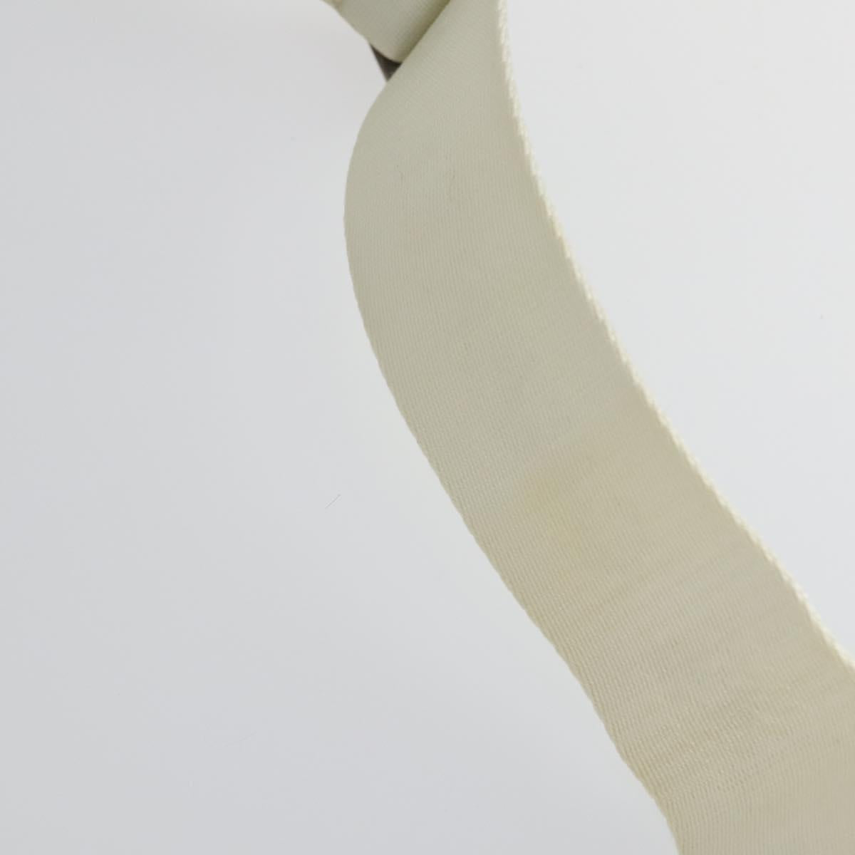 CHANEL Sports Line Shoulder Bag Canvas Gray Silver CC Auth 153037