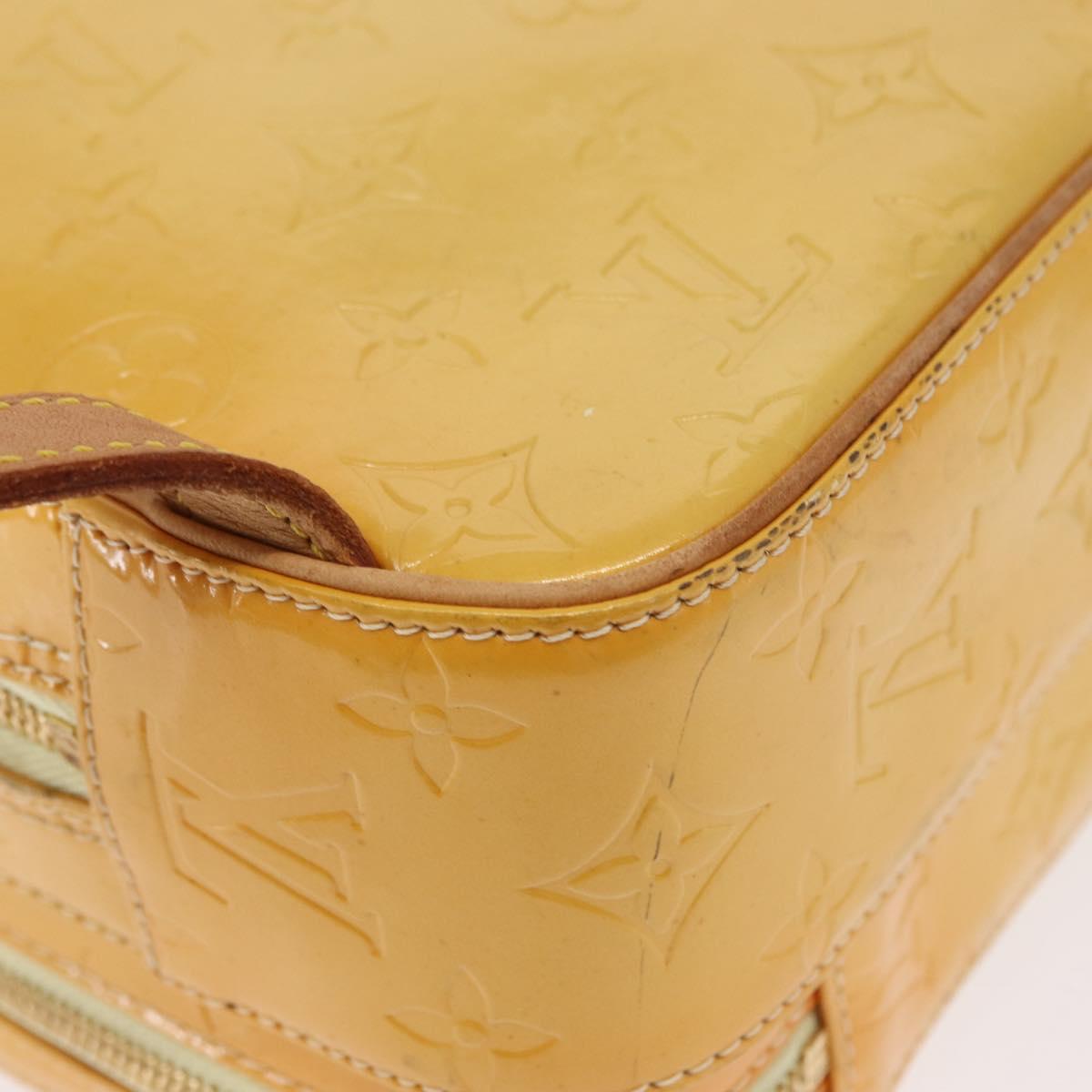 LOUIS VUITTON Monogram Vernis Marley Backpack Gris M91038 LV Auth 153042