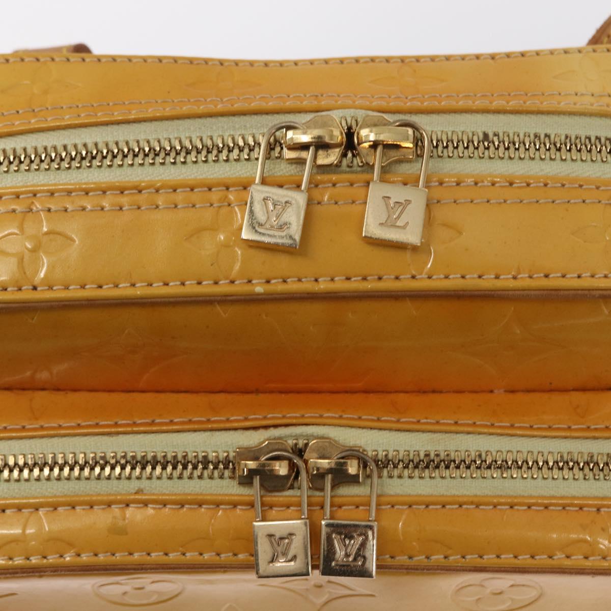 LOUIS VUITTON Monogram Vernis Marley Backpack Gris M91038 LV Auth 153042