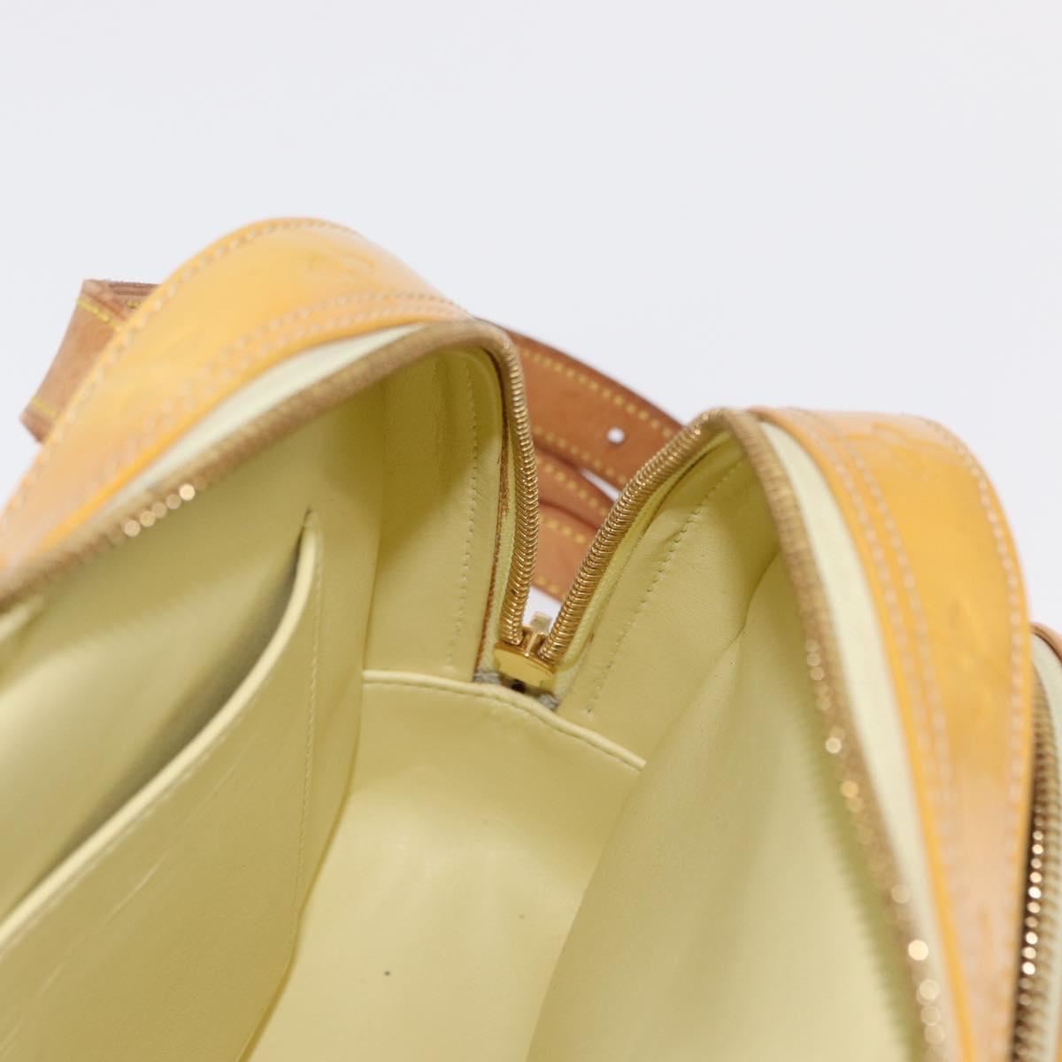 LOUIS VUITTON Monogram Vernis Marley Backpack Gris M91038 LV Auth 153042