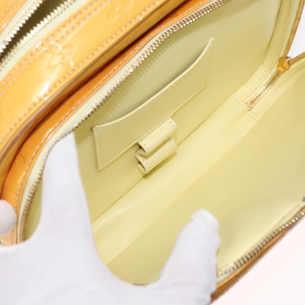 LOUIS VUITTON Monogram Vernis Marley Backpack Gris M91038 LV Auth 153042