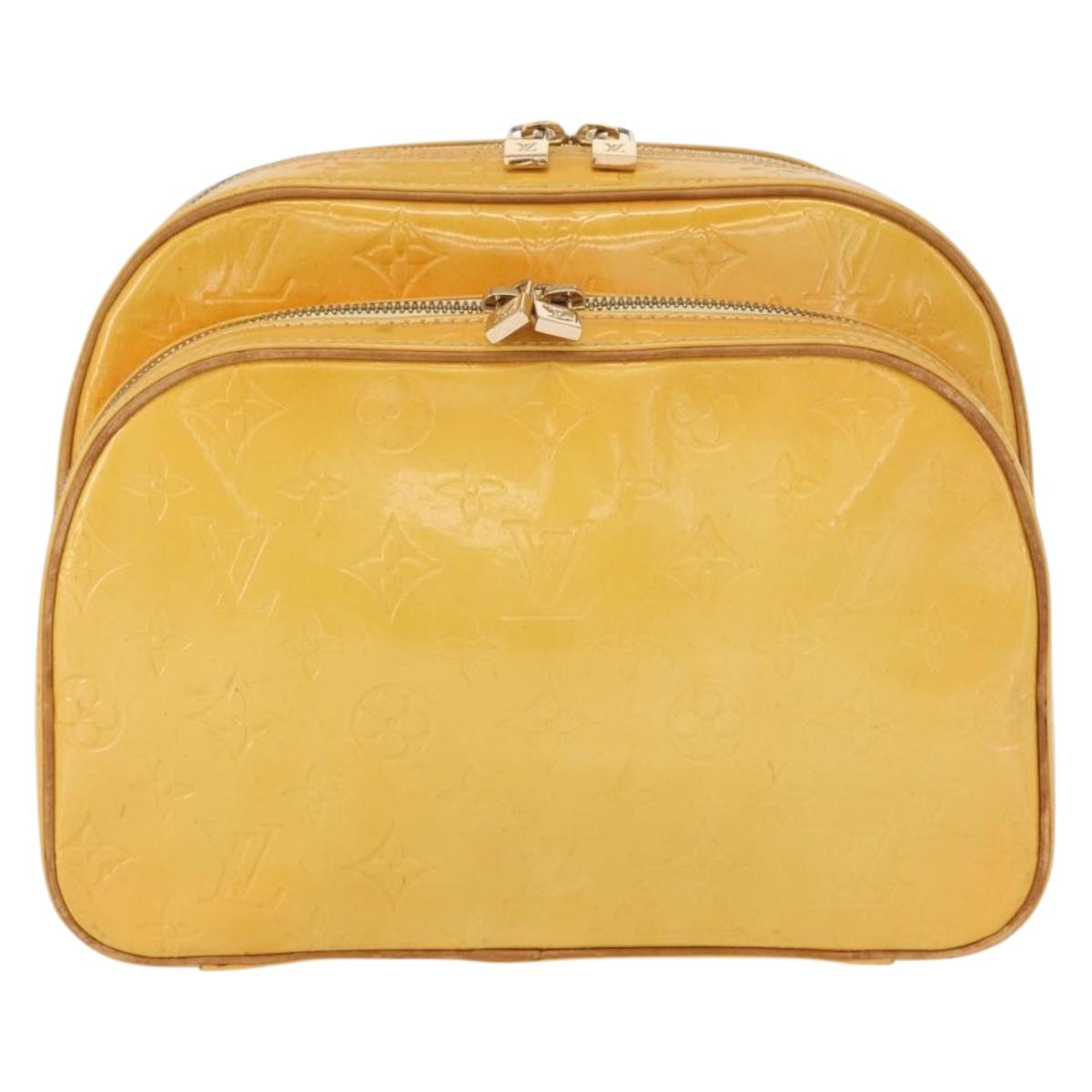 LOUIS VUITTON Monogram Vernis Marley Backpack Gris M91038 LV Auth 153042