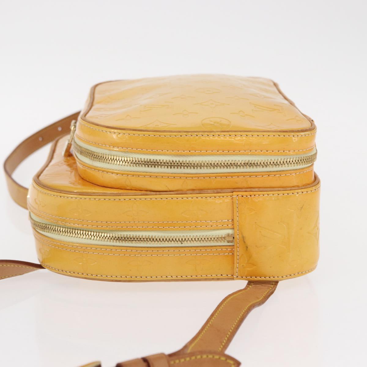 LOUIS VUITTON Monogram Vernis Marley Backpack Gris M91038 LV Auth 153042