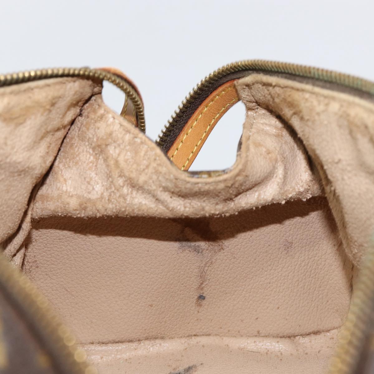 LOUIS VUITTON Monogram Trousse Patte Pression Cosmetic Pouch M47636 Auth 153054