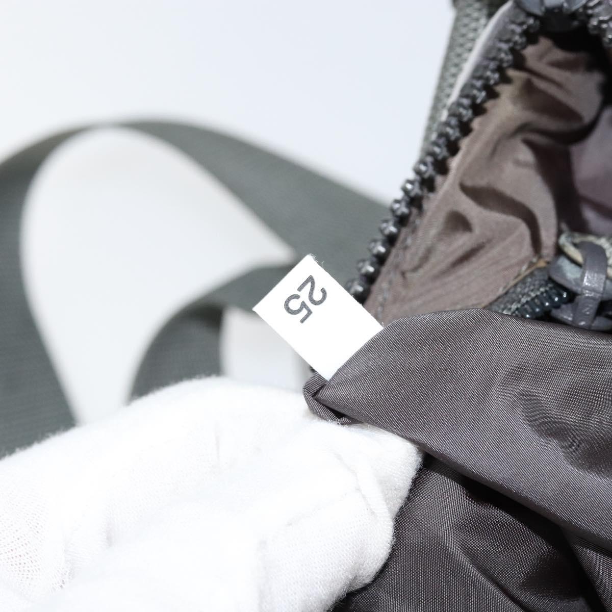 PRADA Sports Shoulder Bag Nylon Gray Auth 153063