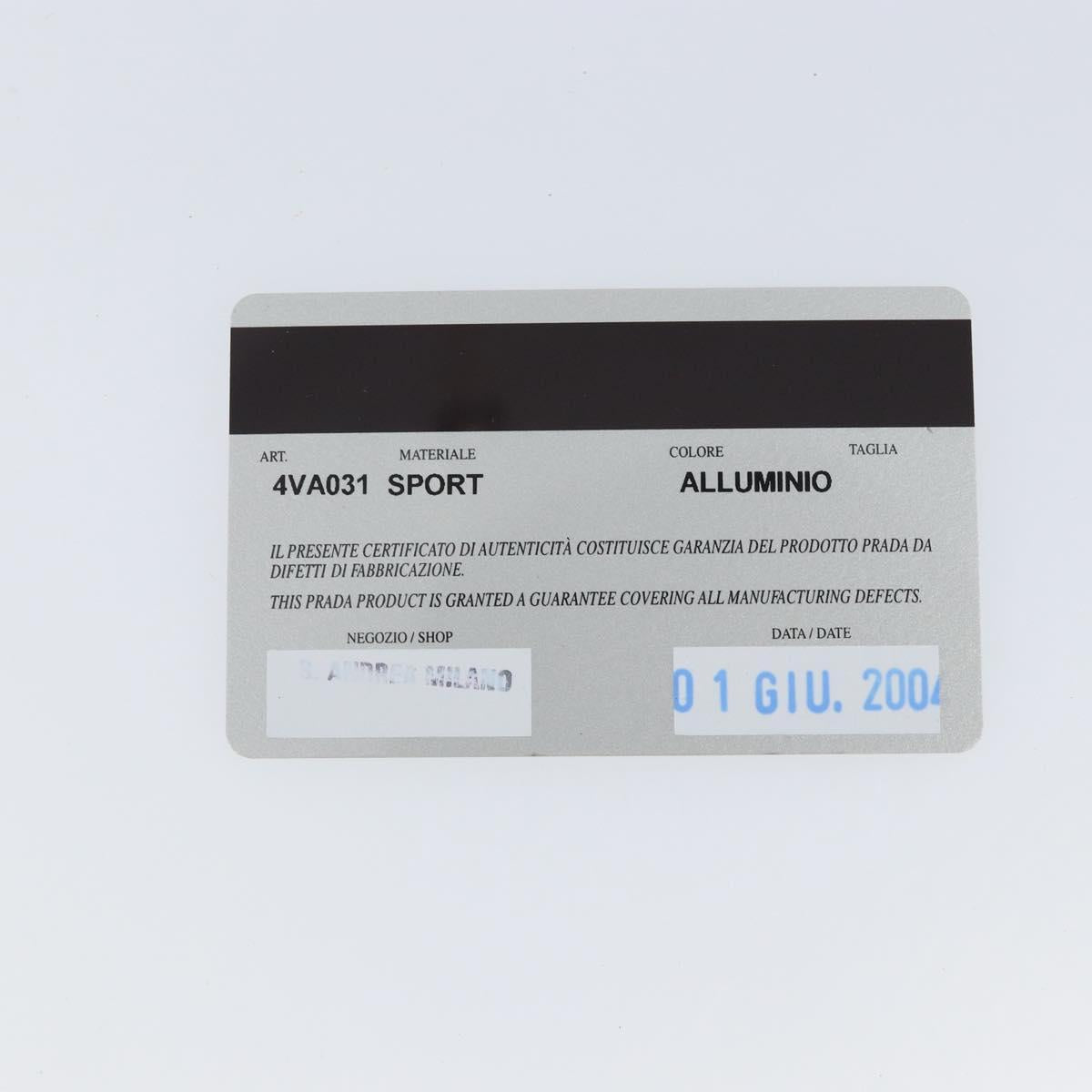 PRADA Sports Shoulder Bag Nylon Gray Auth 153063