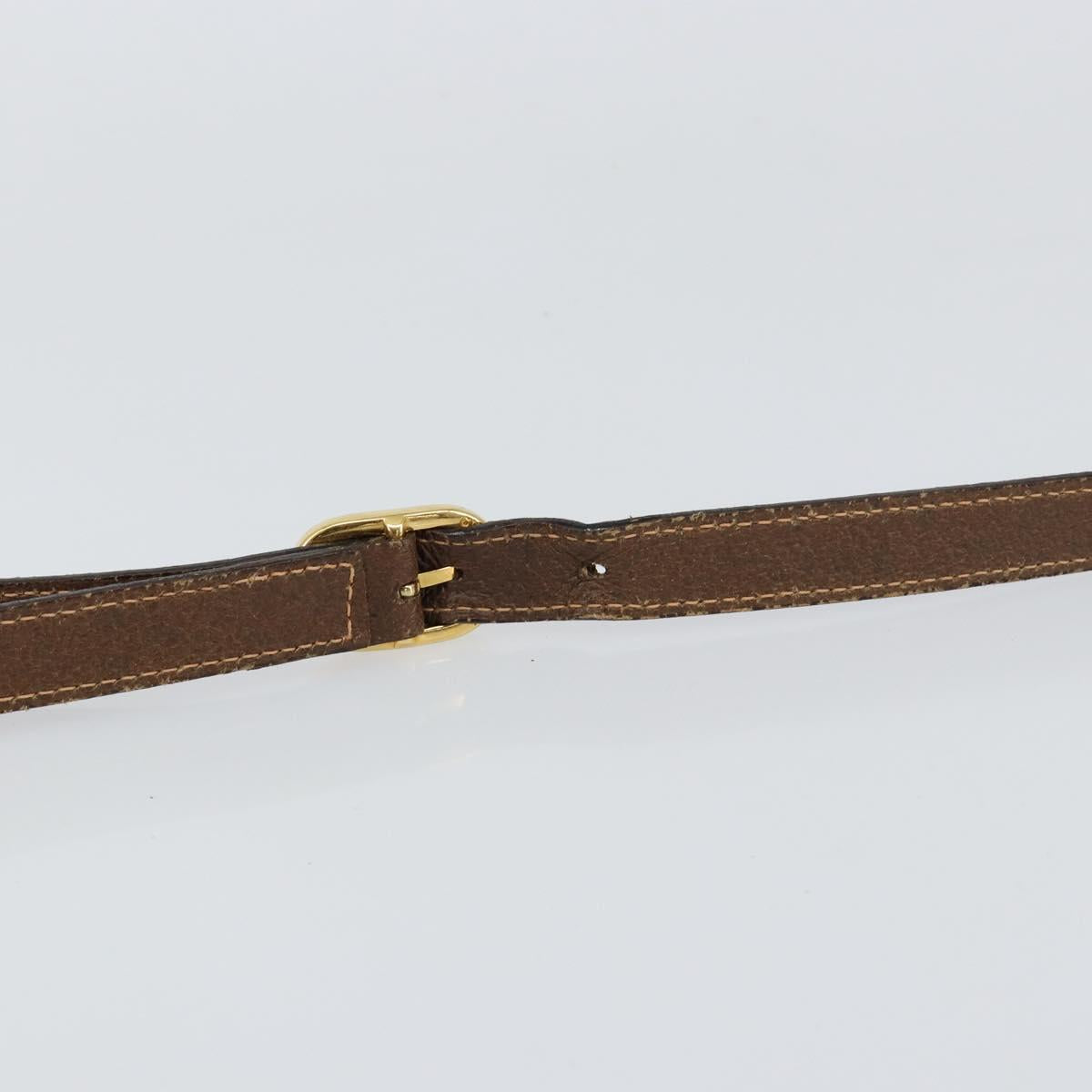 GUCCI GG Supreme Shoulder Bag PVC Beige Gold 56 02 504 Auth 153077