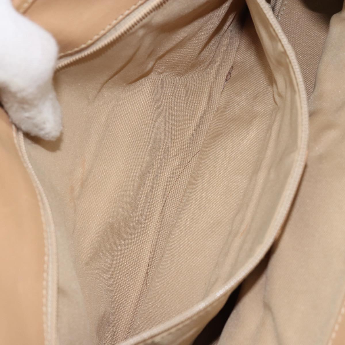 GUCCI GG Canvas Jackie Shoulder Bag Beige Silver 002 1067 2123 Auth 153080