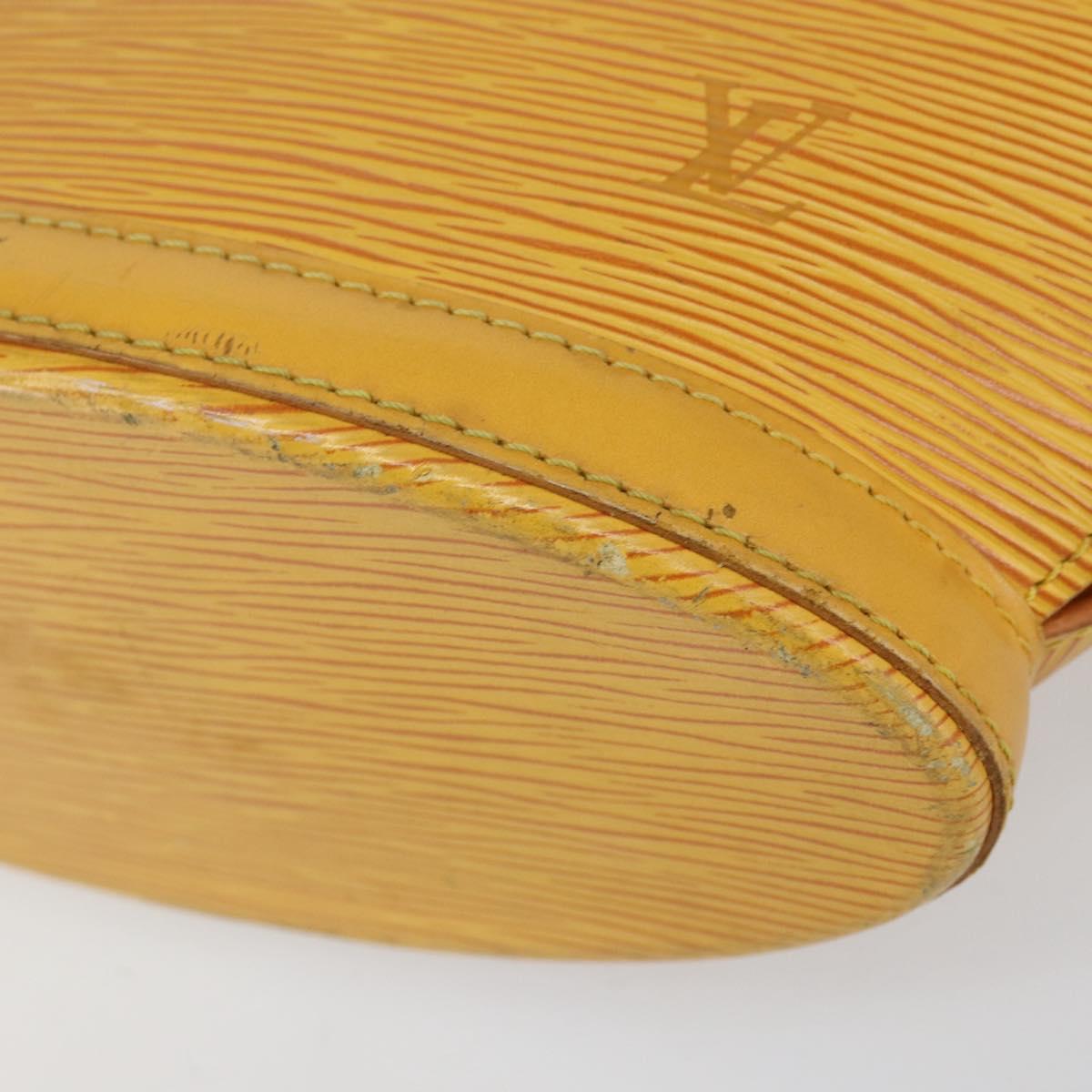 LOUIS VUITTON Epi Saint Jacques Hand Bag Yellow M52279 LV Auth 153084