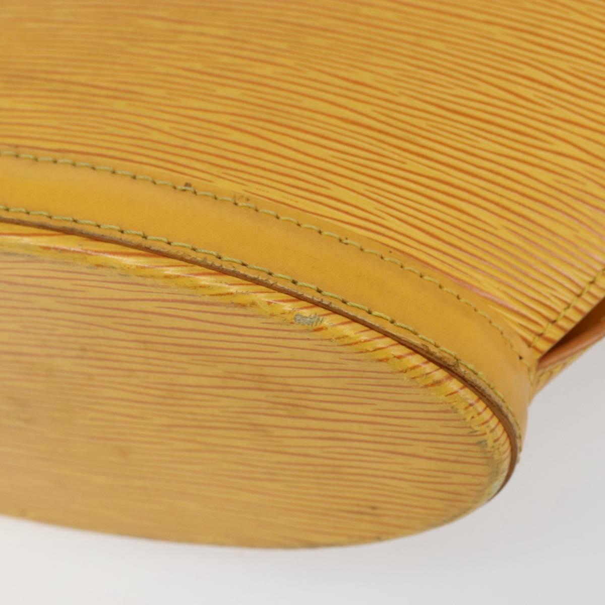 LOUIS VUITTON Epi Saint Jacques Hand Bag Yellow M52279 LV Auth 153084