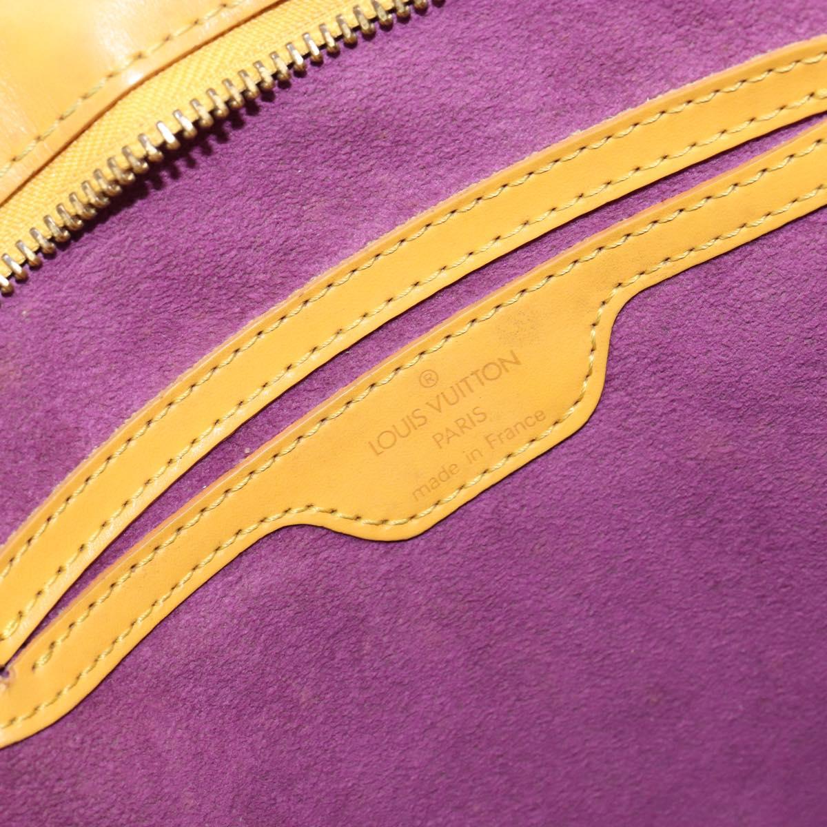 LOUIS VUITTON Epi Saint Jacques Hand Bag Yellow M52279 LV Auth 153084