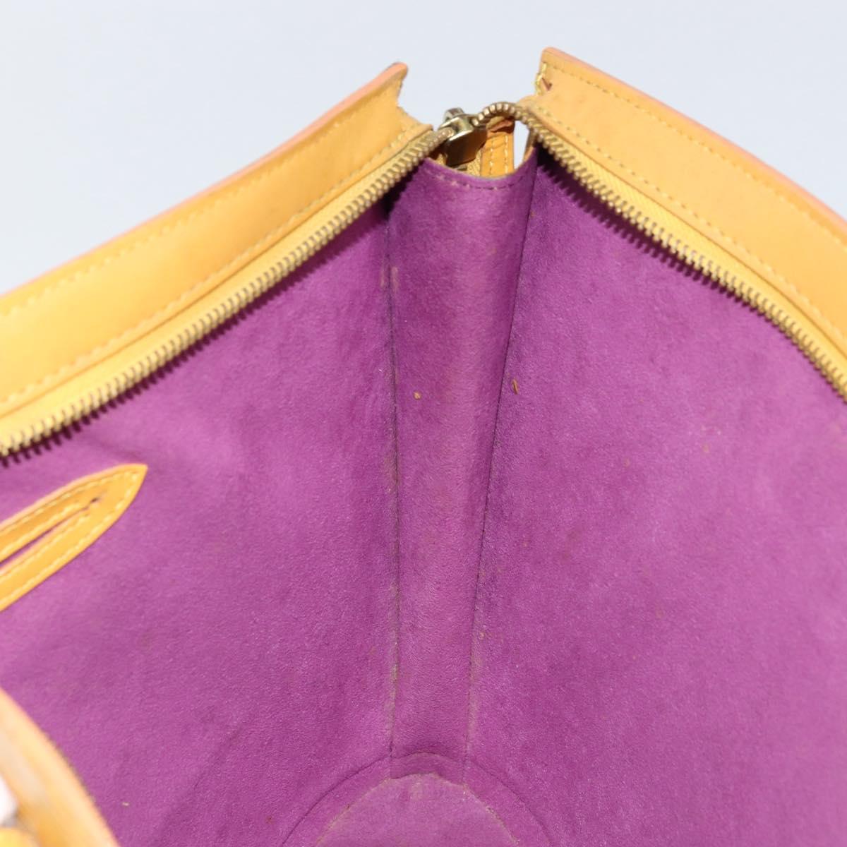 LOUIS VUITTON Epi Saint Jacques Hand Bag Yellow M52279 LV Auth 153084