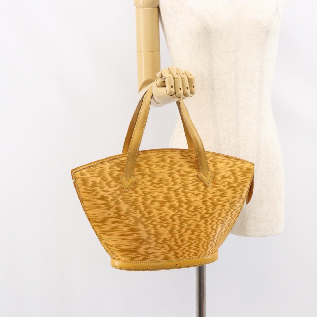 LOUIS VUITTON Epi Saint Jacques Hand Bag Yellow M52279 LV Auth 153084