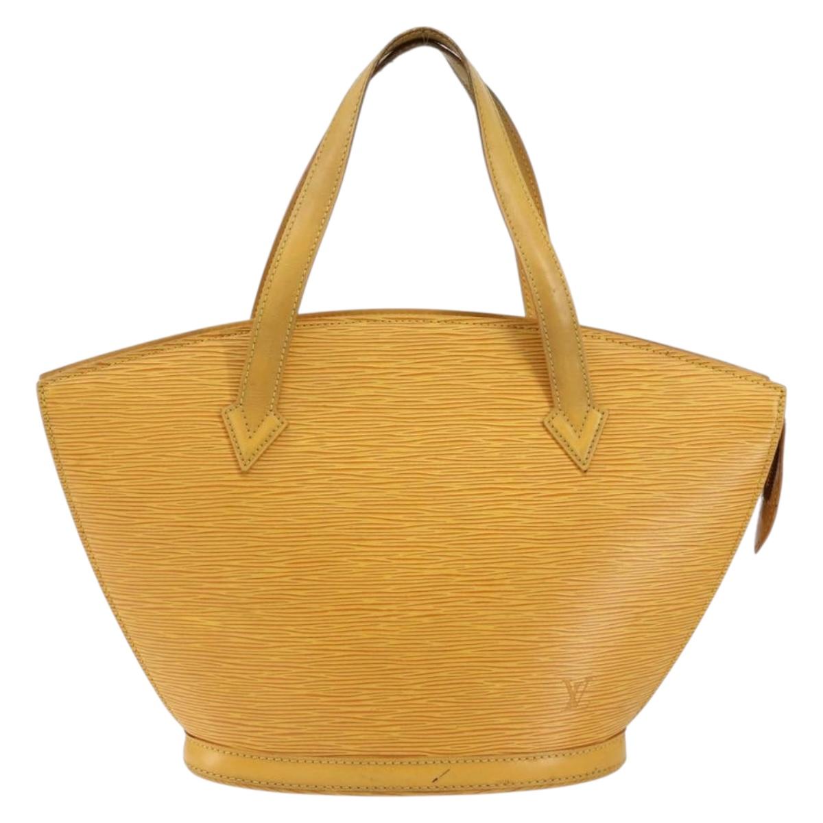 LOUIS VUITTON Epi Saint Jacques Hand Bag Yellow M52279 LV Auth 153084
