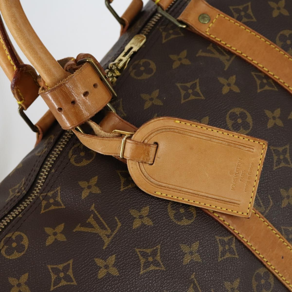 LOUIS VUITTON Monogram Keepall Bandouliere 45 Boston Bag M41418 LV Auth 153085