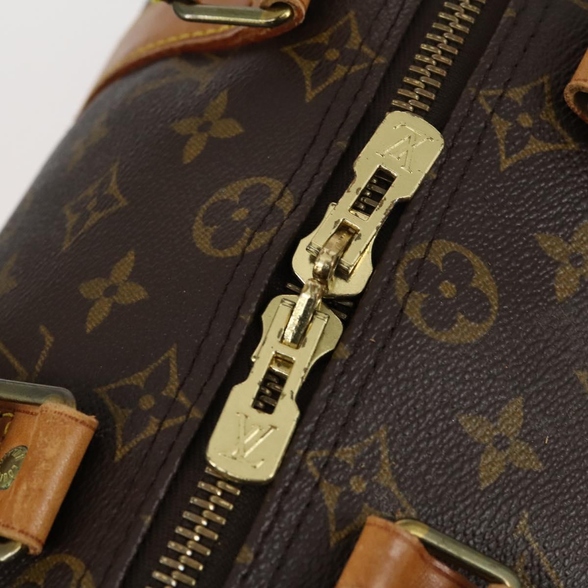 LOUIS VUITTON Monogram Keepall Bandouliere 45 Boston Bag M41418 LV Auth 153085