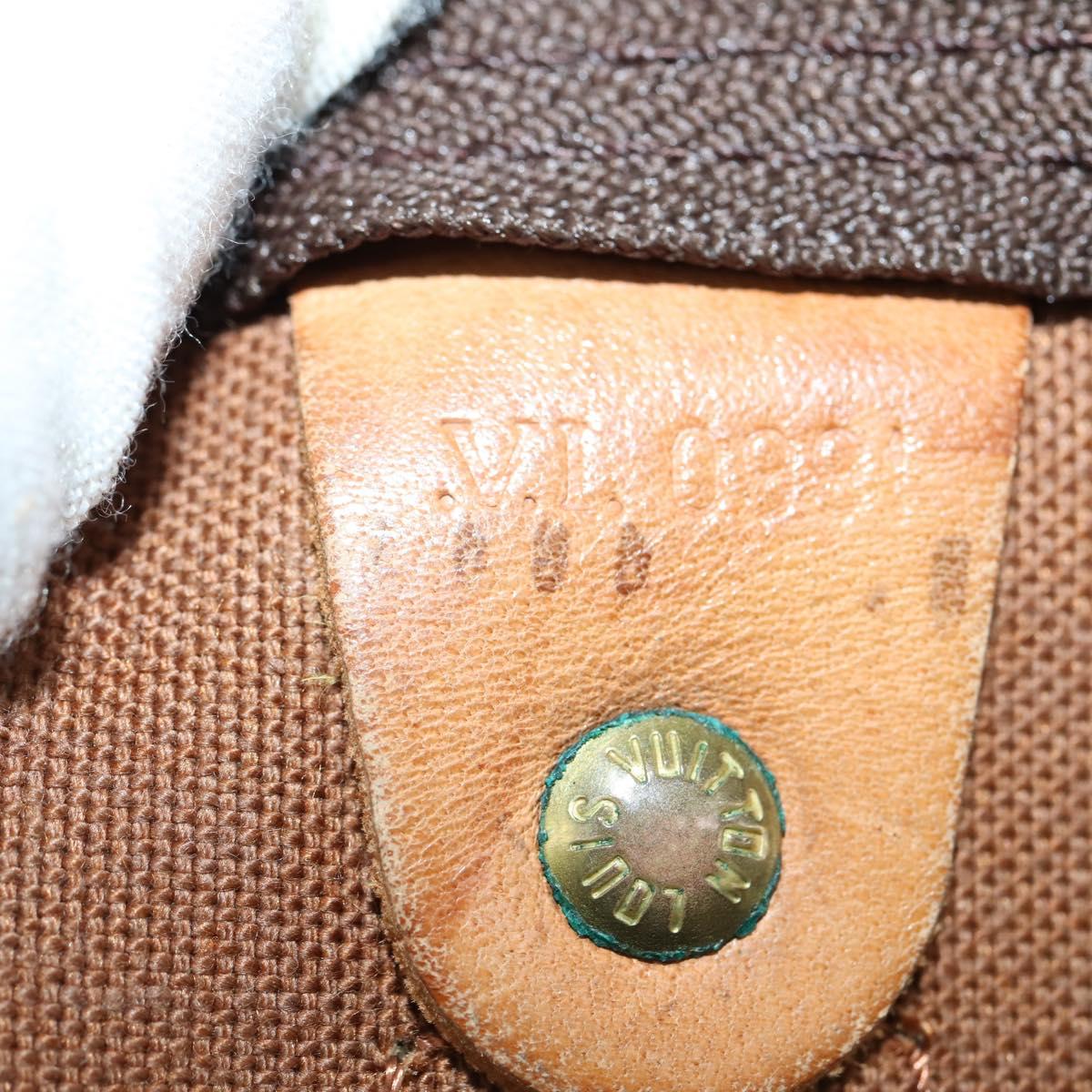 LOUIS VUITTON Monogram Keepall Bandouliere 45 Boston Bag M41418 LV Auth 153085