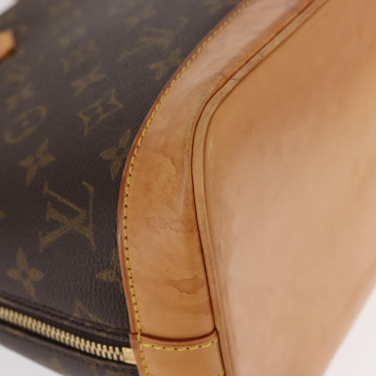 LOUIS VUITTON Monogram Alma Hand Bag M51130 LV Auth 153086