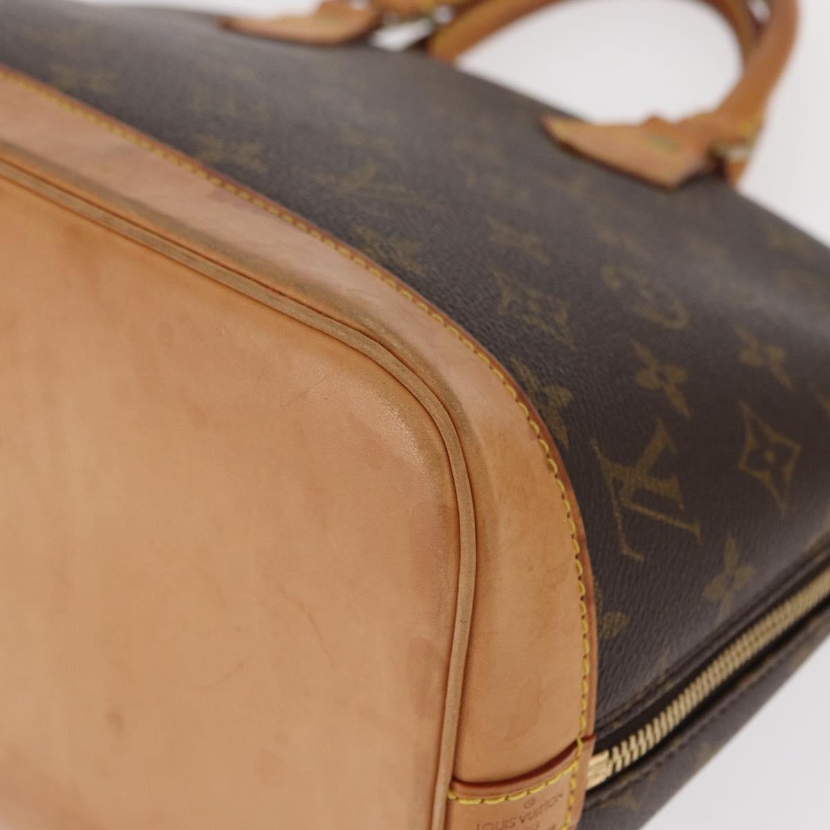 LOUIS VUITTON Monogram Alma Hand Bag M51130 LV Auth 153086