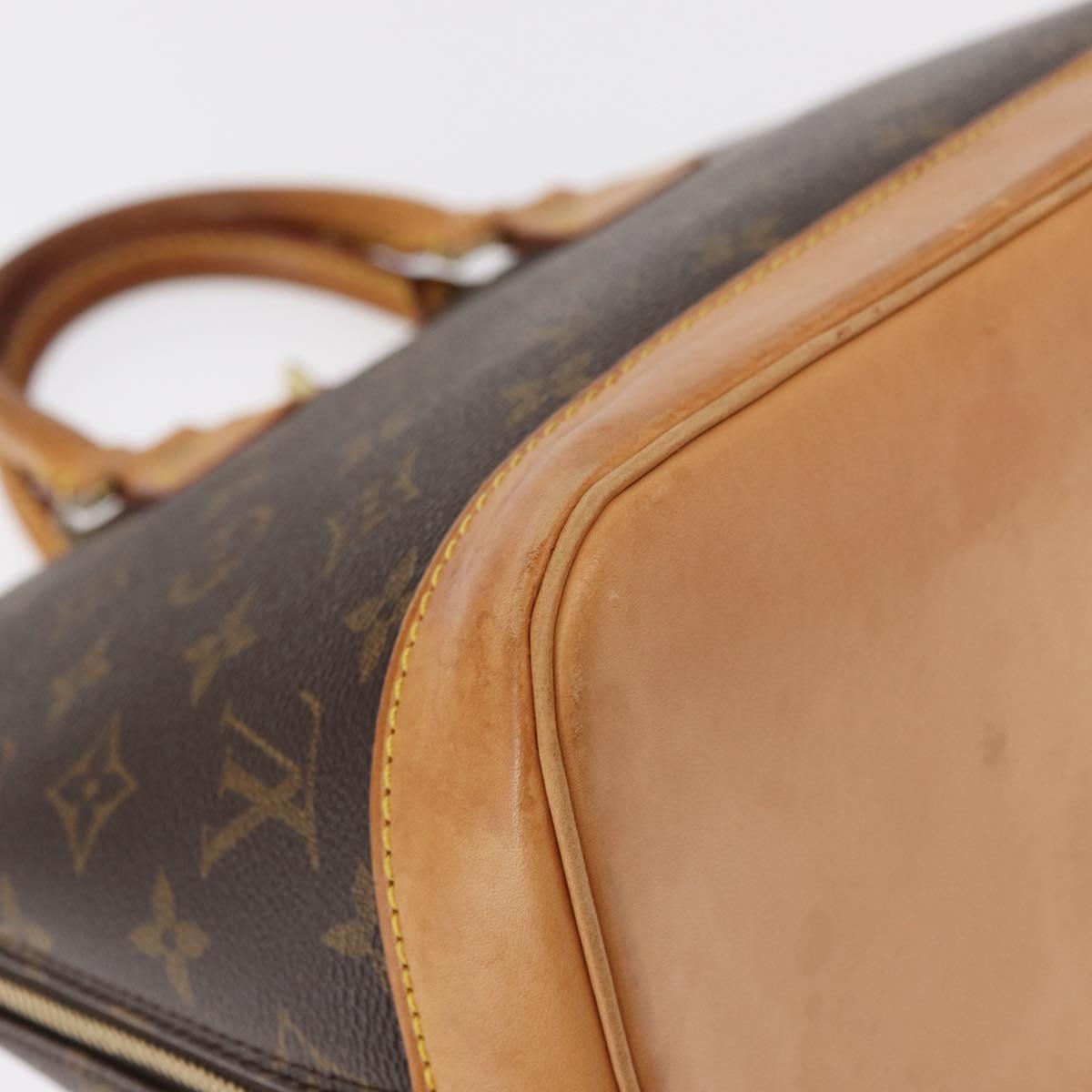 LOUIS VUITTON Monogram Alma Hand Bag M51130 LV Auth 153086