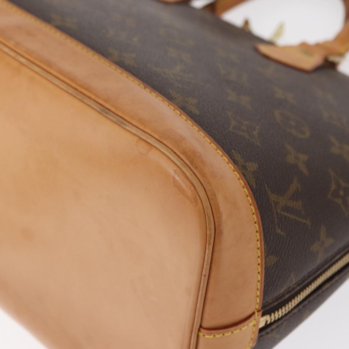 LOUIS VUITTON Monogram Alma Hand Bag M51130 LV Auth 153086