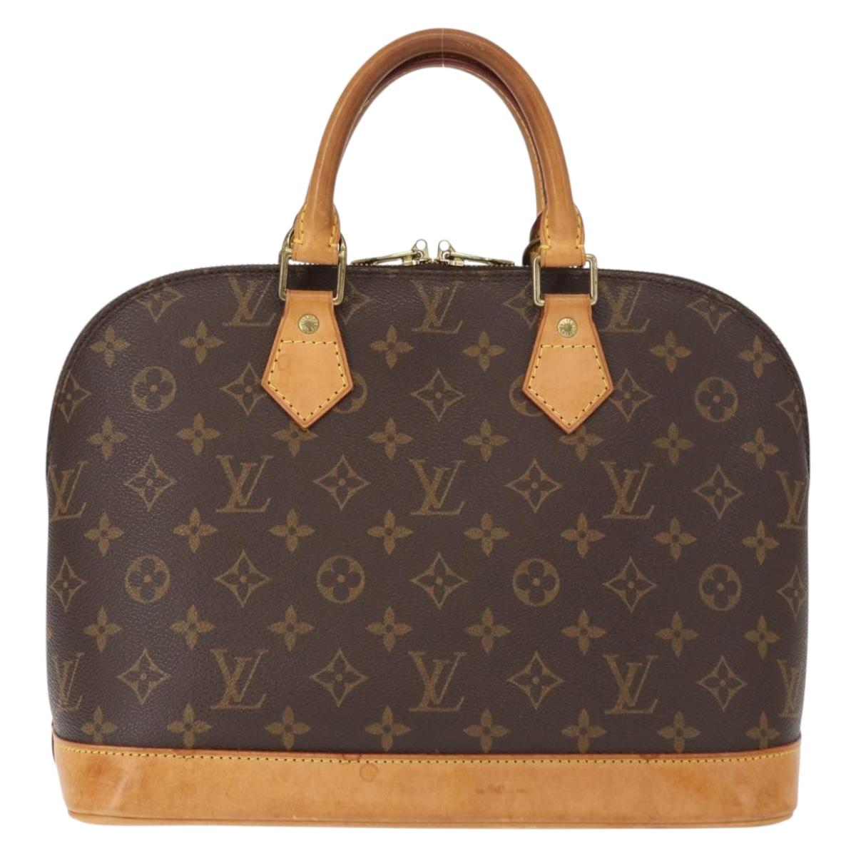 LOUIS VUITTON Monogram Alma Hand Bag M51130 LV Auth 153086