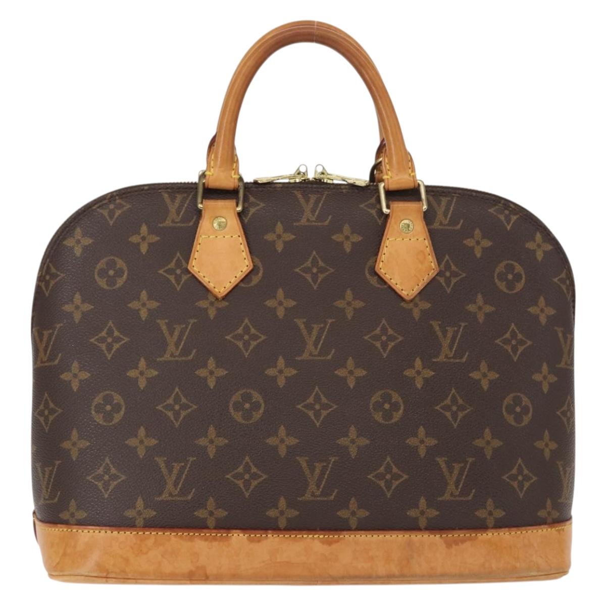 LOUIS VUITTON Monogram Alma Hand Bag M51130 LV Auth 153086