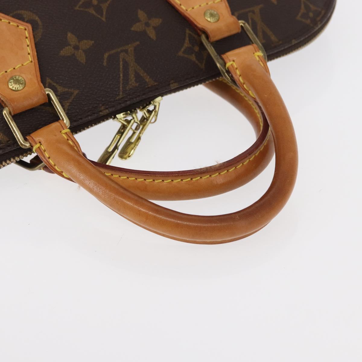 LOUIS VUITTON Monogram Alma Hand Bag M51130 LV Auth 153086
