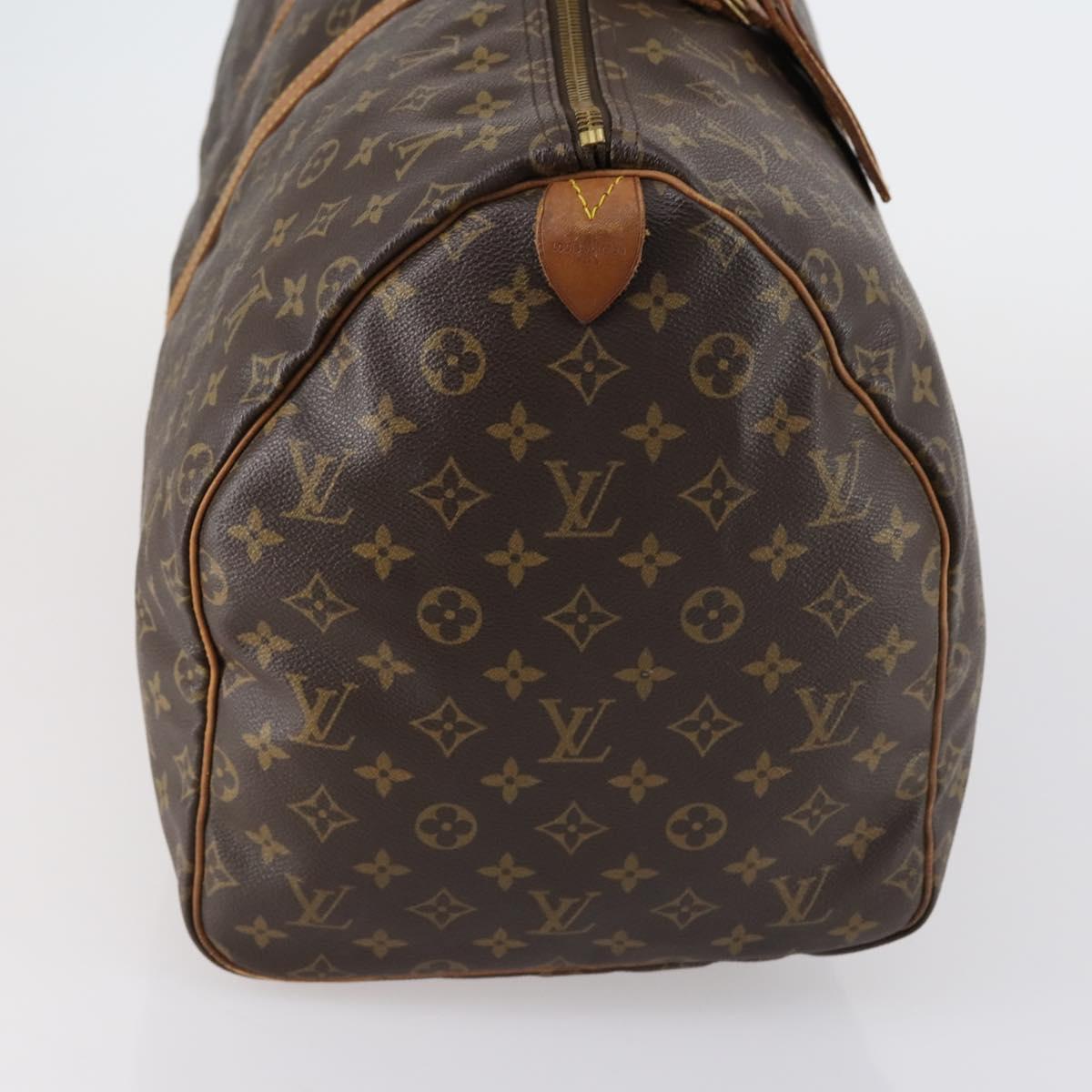 LOUIS VUITTON Monogram Keepall 55 Boston Bag M41424 LV Auth 153089